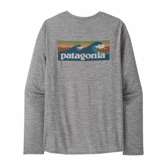 Patagonia®男款 Long-Sleeved Capilene® Cool Daily Graphic Shirt - Waters