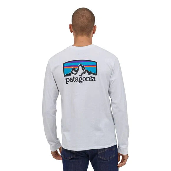 Patagonia®男款 Long-Sleeved Fitz Roy Horizons Responsibili-Tee®