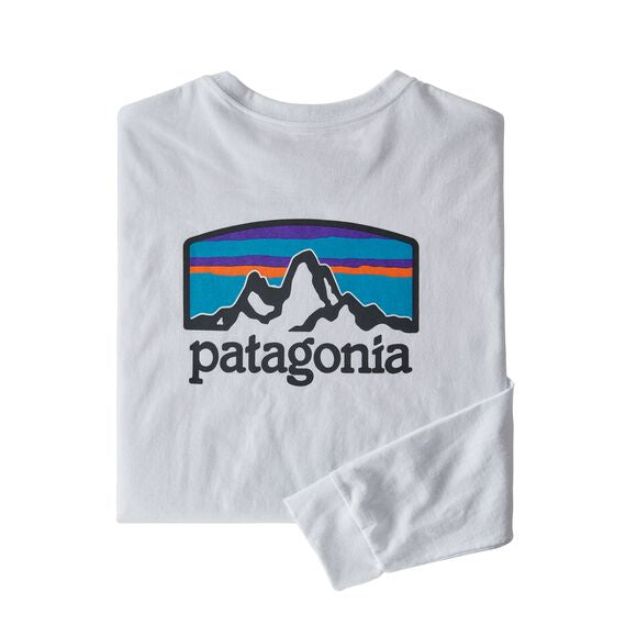 Patagonia®男款 Long-Sleeved Fitz Roy Horizons Responsibili-Tee®