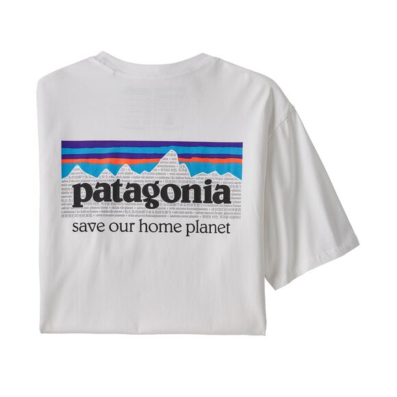 Patagonia®Men's P-6 Mission Organic T-shirt 經典Logo有機棉短袖上衣