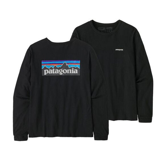 Patagonia®女款 Long-Sleeved P-6 Logo Responsibili-Tee®