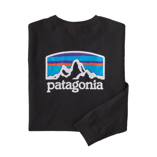 Patagonia®男款 Long-Sleeved Fitz Roy Horizons Responsibili-Tee®