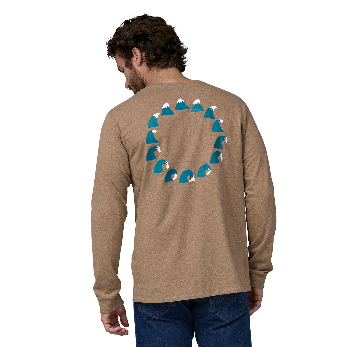 Patagonia®男款 Long-Sleeved Chasing Peaks Responsibili-Tee®