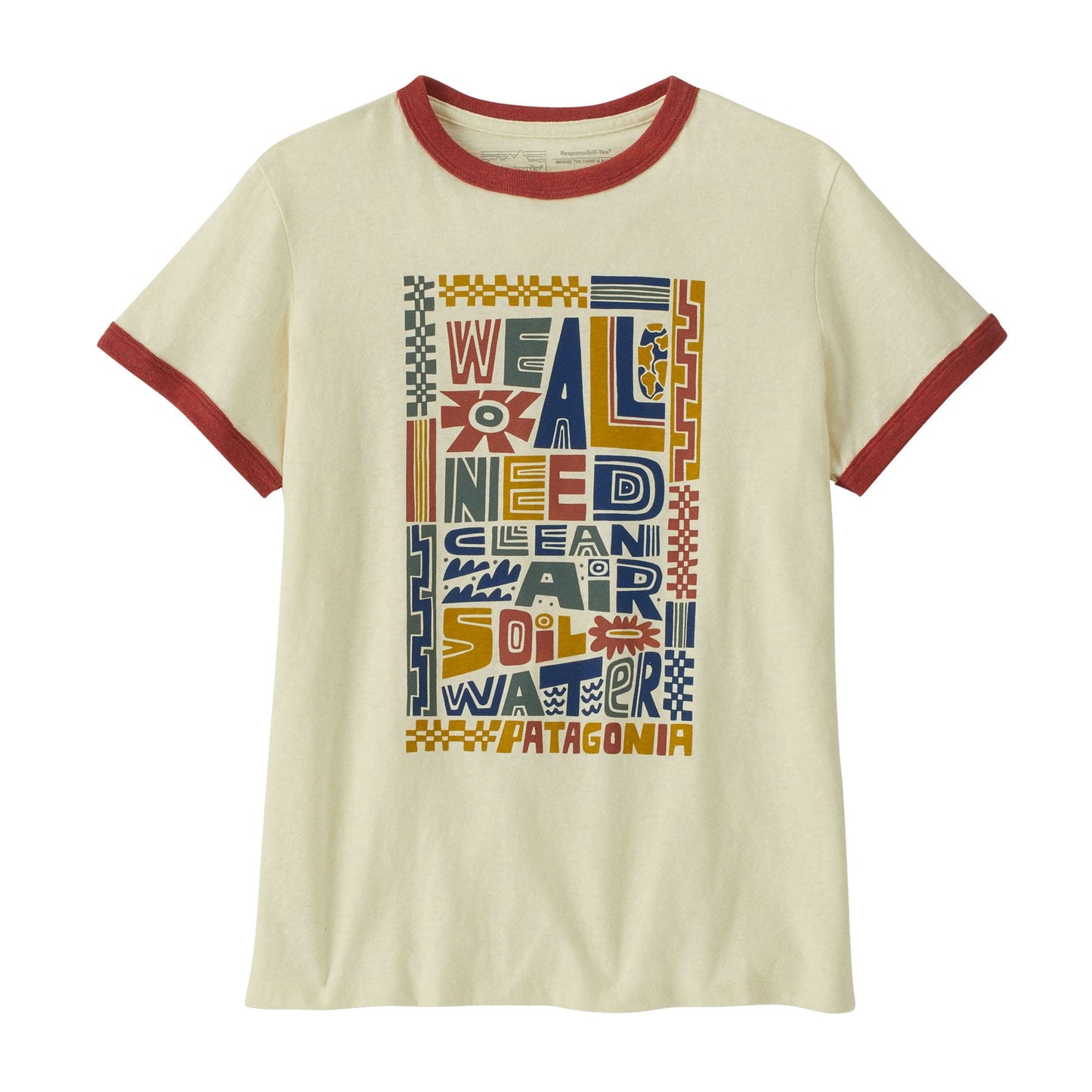 Patagonia®女款 We All Need Ringer Responsibili-Tee®