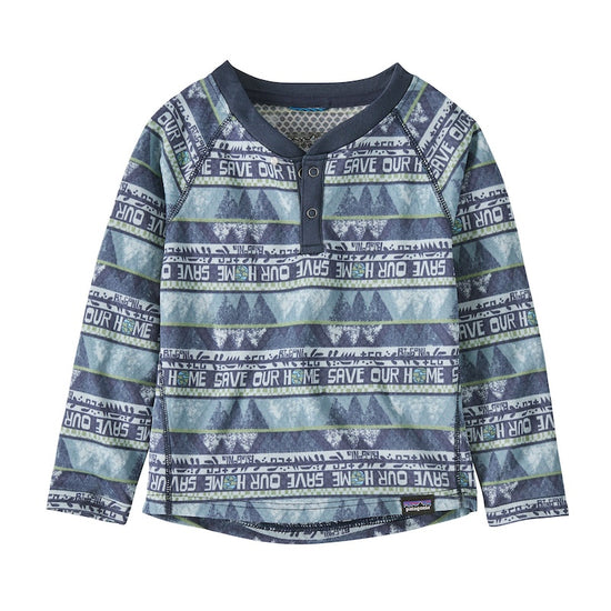 Patagonia®幼童款 Capilene® Midweight Henley