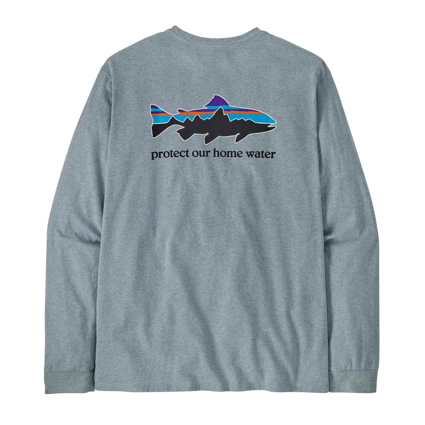 Patagonia®男款 Long-Sleeved Home Water Trout Responsibili-Tee®