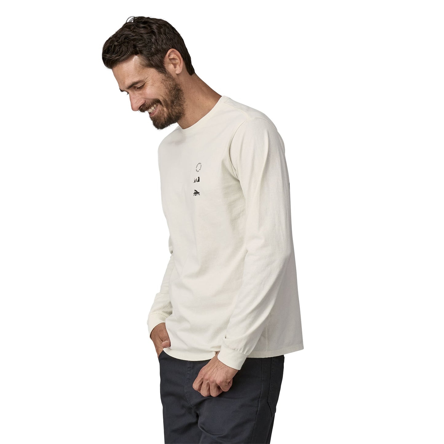 Patagonia®男款 Long-Sleeved Earthsuits Responsibili-Tee®