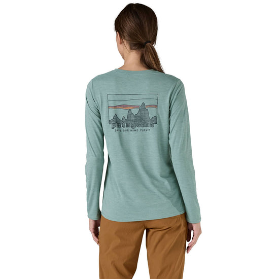 將圖像載入到畫廊查看器中，Patagonia®女款 Long-Sleeved Capilene® Cool Daily Graphic Shirt
