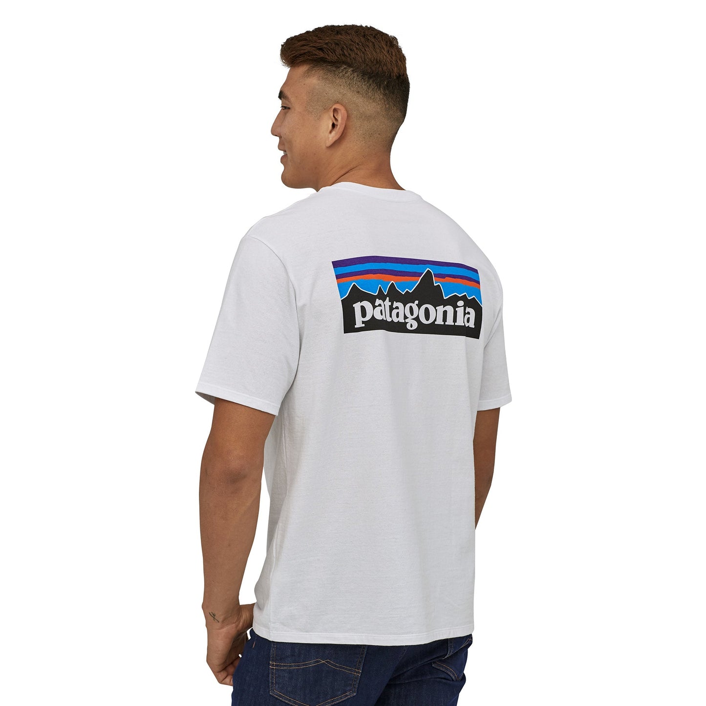 Patagonia®男款 P-6 Logo Responsibili-Tee®