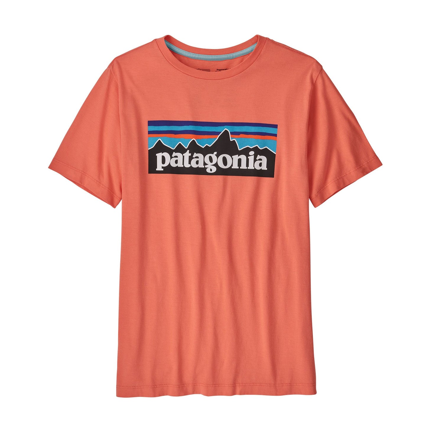 Patagonia®大童款 Regenerative Organic Certification Cotton P-6 Logo T-Shirt