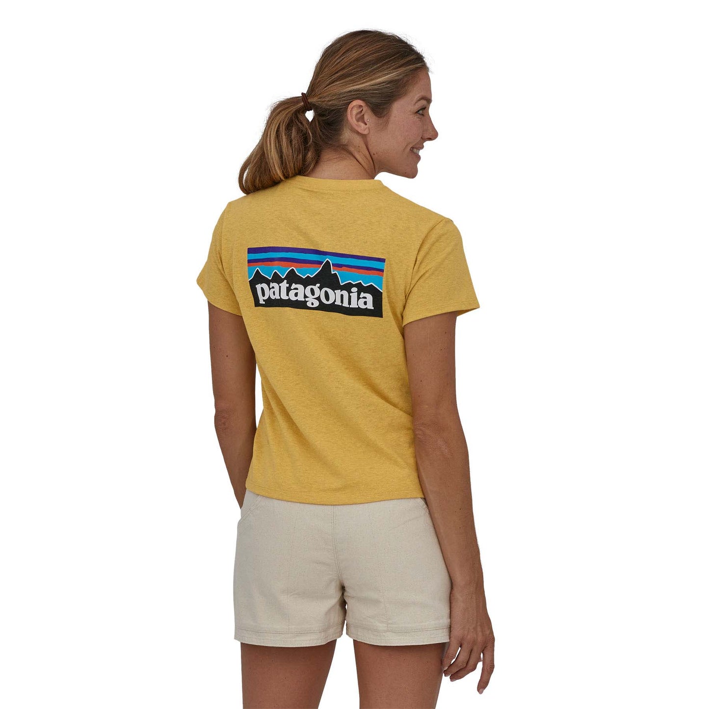 Patagonia®女款 P-6 Logo Responsibili-Tee®