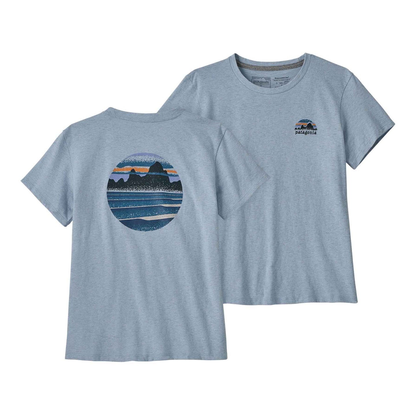 Patagonia®女款 Skyline Stencil Responsibili-Tee®