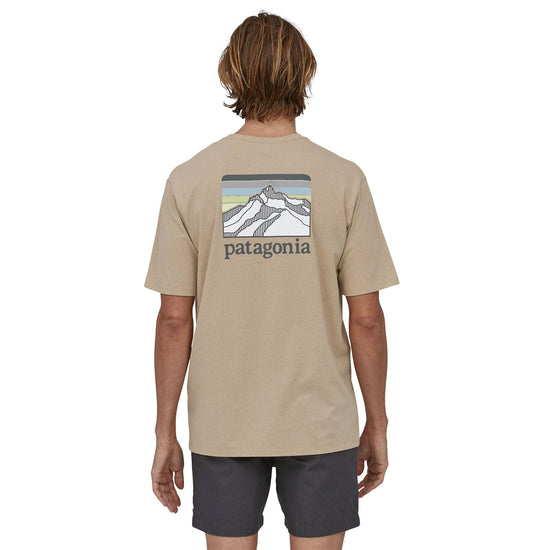 Patagonia®男款 Line Logo Ridge Pocket Responsibili-Tee®