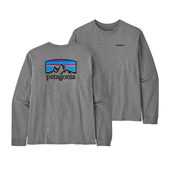 Patagonia®男款 Long-Sleeved Fitz Roy Horizons Responsibili-Tee®