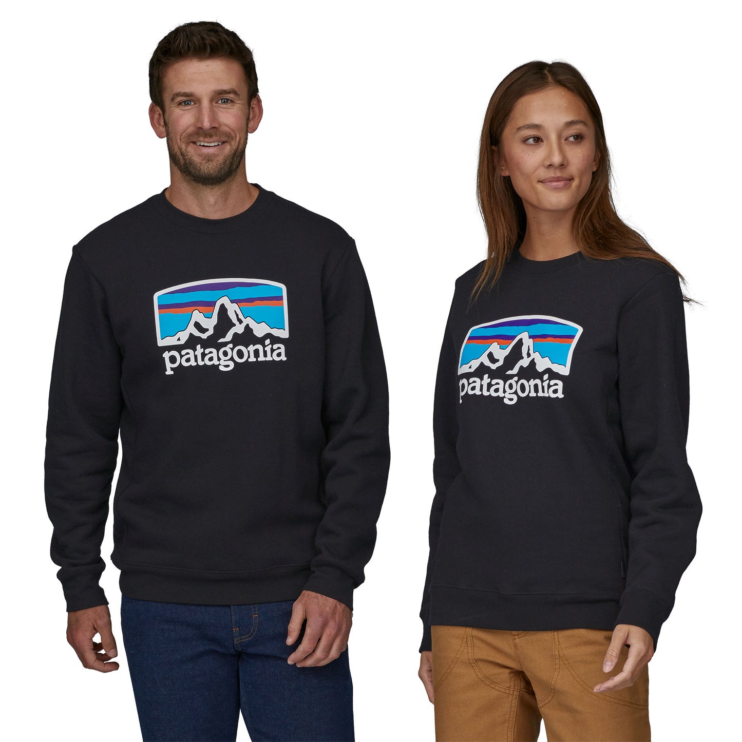 Patagonia®中性款 Fitz Roy Horizons Uprisal Crew Sweatshirt