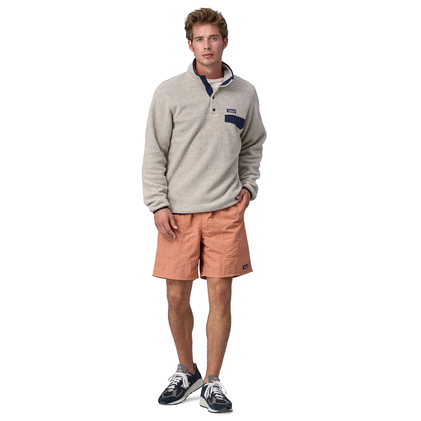 Patagonia®男款 Lightweight Synchilla® Snap-T® Fleece Pullover