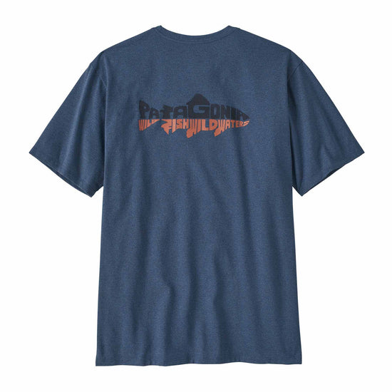 Patagonia®男款 Wild Waterline Pocket Responsibili-Tee®