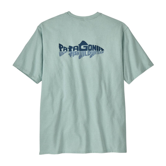 Patagonia®男款 Wild Waterline Pocket Responsibili-Tee®