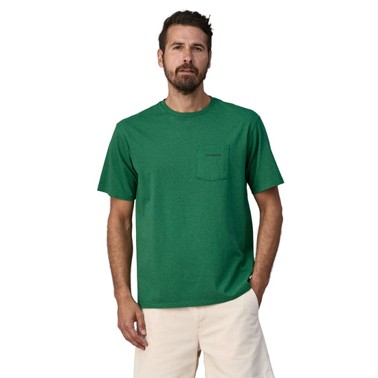 Patagonia®男款 Line Logo Ridge Pocket Responsibili-Tee®