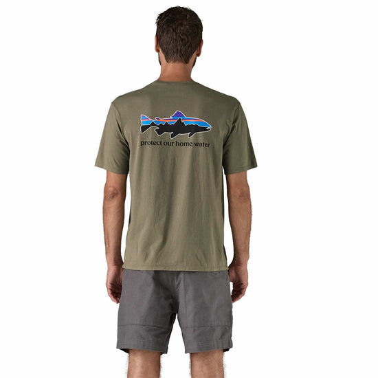 將圖像載入到畫廊查看器中，Patagonia®男款 Home Water Trout Organic T-Shirt
