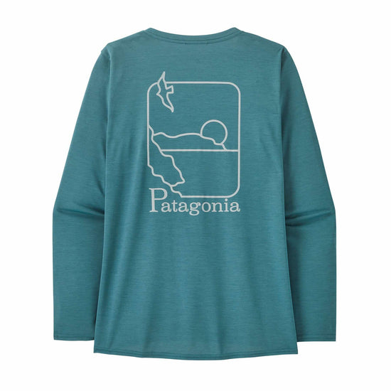 將圖像載入到畫廊查看器中，Patagonia®女款 Long-Sleeved Capilene® Cool Daily Graphic Shirt - Waters
