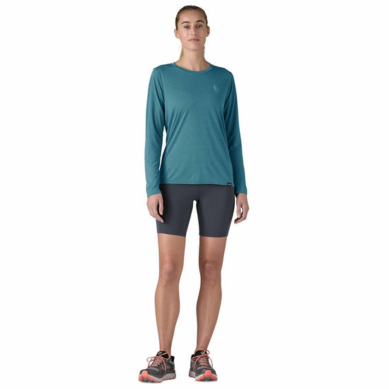 將圖像載入到畫廊查看器中，Patagonia®女款 Long-Sleeved Capilene® Cool Daily Graphic Shirt - Waters
