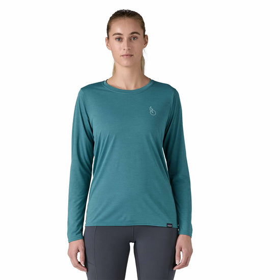 將圖像載入到畫廊查看器中，Patagonia®女款 Long-Sleeved Capilene® Cool Daily Graphic Shirt - Waters
