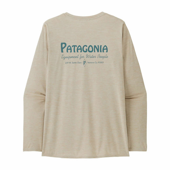 將圖像載入到畫廊查看器中，Patagonia®女款 Long-Sleeved Capilene® Cool Daily Graphic Shirt - Waters
