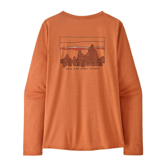 將圖像載入到畫廊查看器中，Patagonia®女款 Long-Sleeved Capilene® Cool Daily Graphic Shirt
