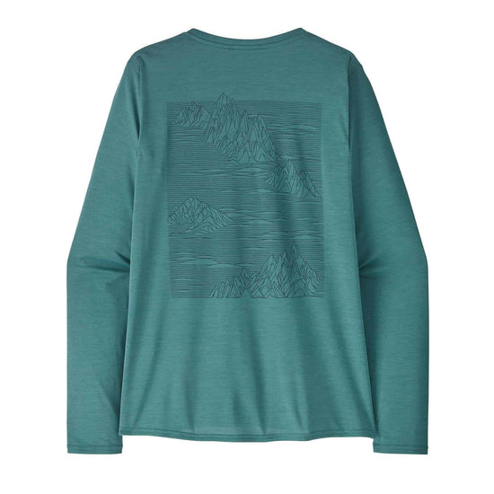 將圖像載入到畫廊查看器中，Patagonia®女款 Long-Sleeved Capilene® Cool Daily Graphic Shirt

