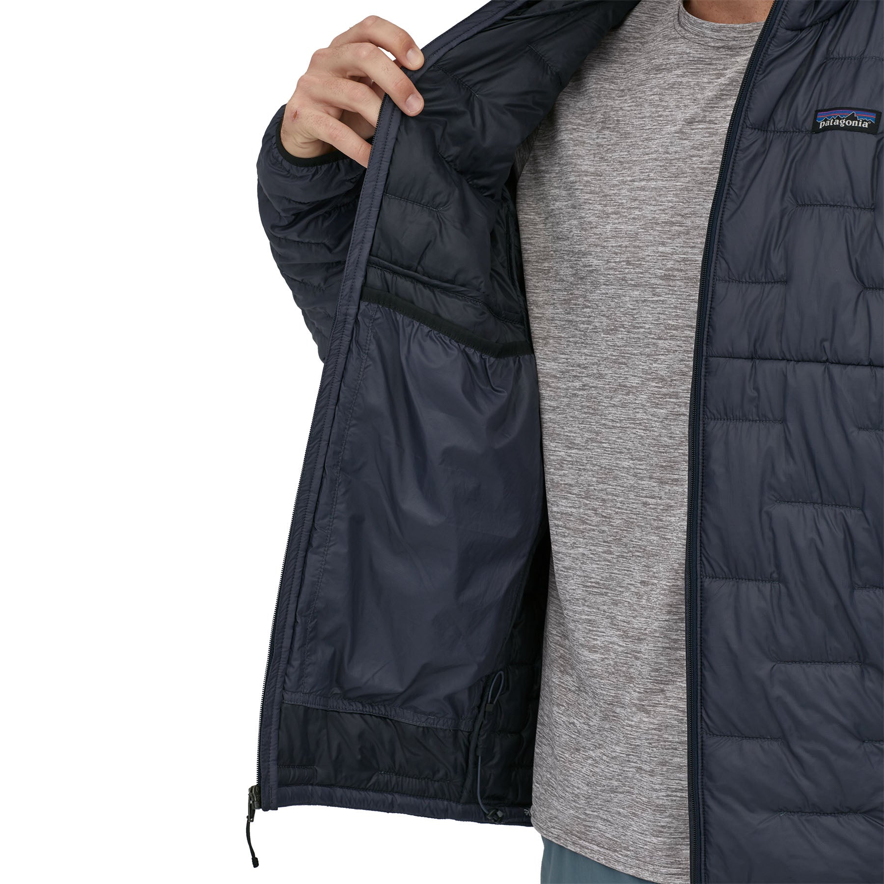 Micro puff sales hoody mens